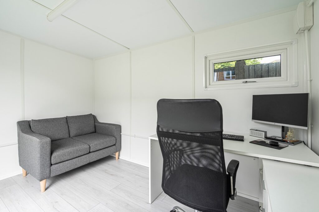 Buckthorn - Office Interior Showing Rear Opening Window